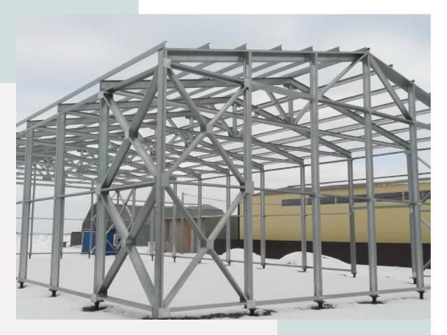 Каркасные ангары в Юрге