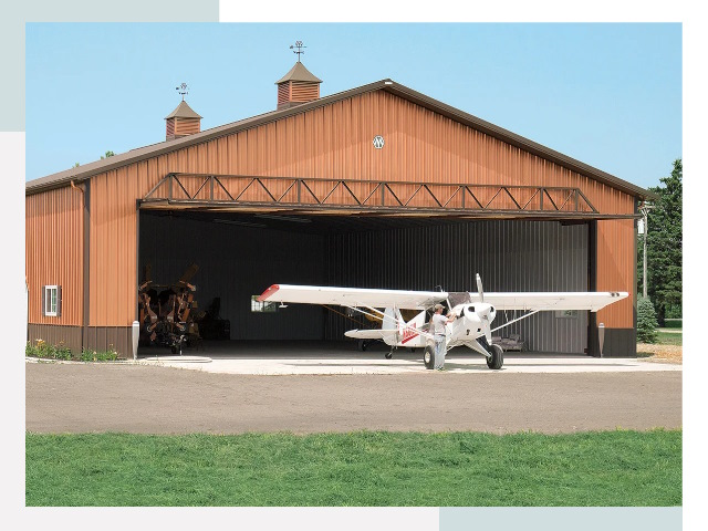 Ангары для самолетов в Юрге