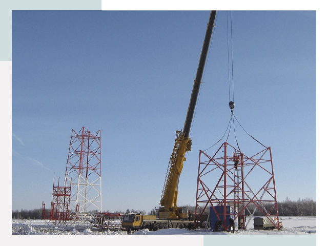 Монтаж вышек связи в Юрге