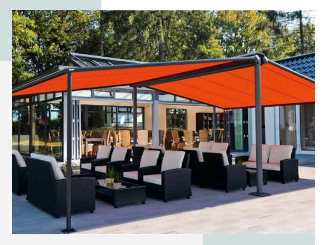 Навесы для кафе и ресторанов в Юрге