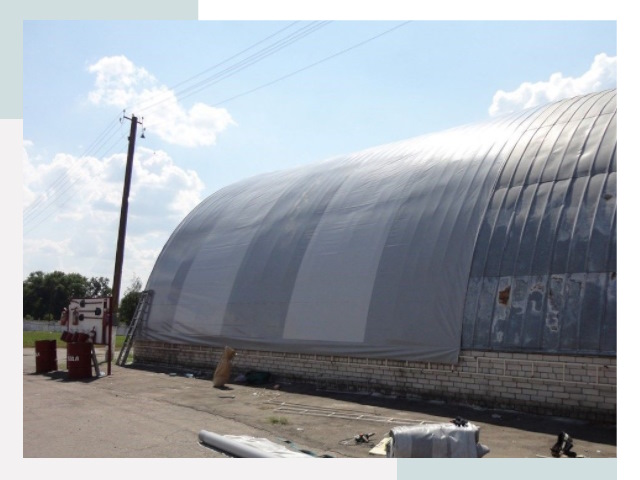 Ремонт ангаров в Юрге