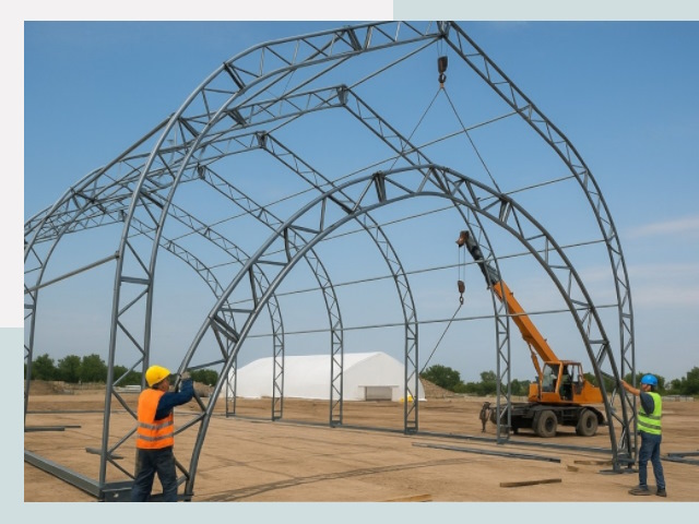 Монтаж ангаров в Юрге от 642 руб. - Надежно и быстро